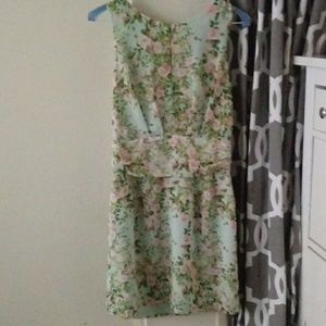 Spring floral dress